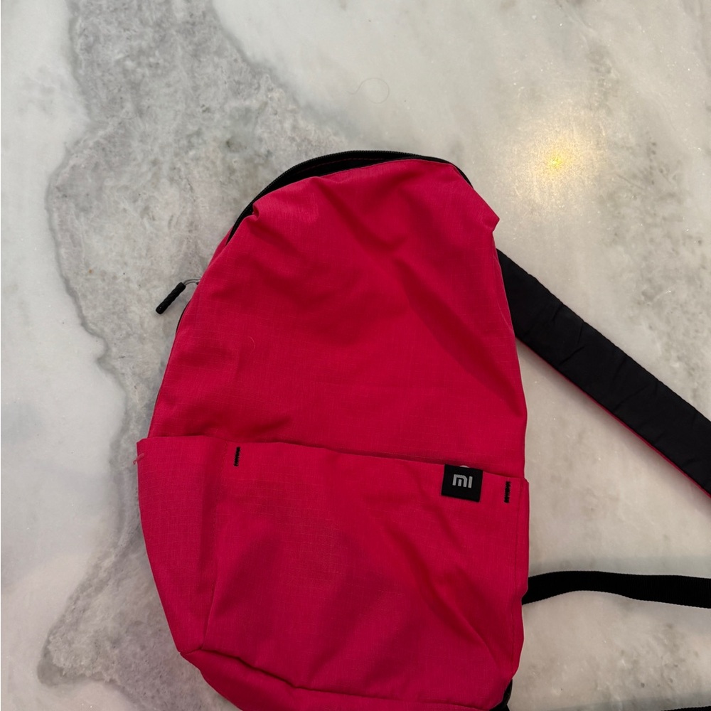 Vibrant Pink Canvas Lightweight Backpack